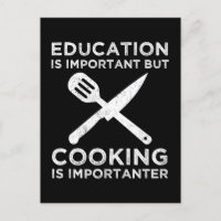 Onderwijs is belangrijk, maar koken is belangrijk