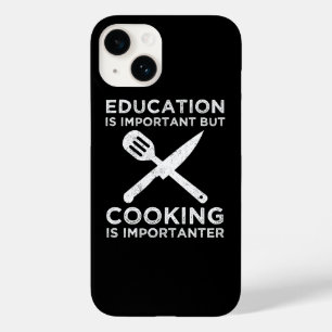 Onderwijs is belangrijk, maar koken is belangrijk Case-Mate iPhone 14 hoesje