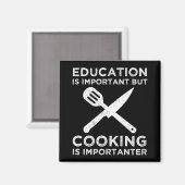 Onderwijs is belangrijk, maar koken is belangrijk magneet (Voorkant / Achterkant)