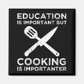 Onderwijs is belangrijk, maar koken is belangrijk magneet (Voorkant)