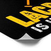 Onderwijs is belangrijk, maar lacrosse is belangri poster (Hoek)