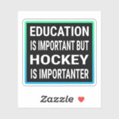 Onderwijs is belangrijk, maar sleutel is belangrij sticker (Vel)