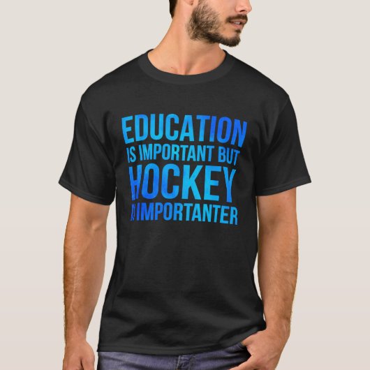 Onderwijs is belangrijk, maar sleutel is belangrij t-shirt (Voorkant)