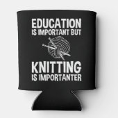 Onderwijs is belangrijk, maar sport is belangrijk blikjeskoeler (Achterkant)