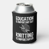 Onderwijs is belangrijk, maar sport is belangrijk blikjeskoeler (Blikje Achterkant)