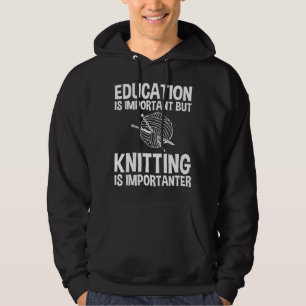 Onderwijs is belangrijk, maar sport is belangrijk hoodie