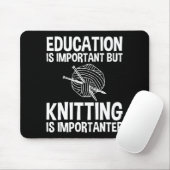 Onderwijs is belangrijk, maar sport is belangrijk muismat (Met muis)