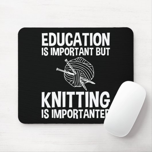 Onderwijs is belangrijk, maar sport is belangrijk muismat (Met muis)