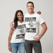 Onderwijs is belangrijk, maar sport is belangrijk t-shirt (Unisex)