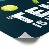 Onderwijs is belangrijk, maar tennis is belangrijk poster (Hoek)