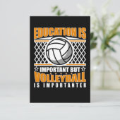 Onderwijs is belangrijk, maar volleybal is belangr kaart (Staand voorkant)