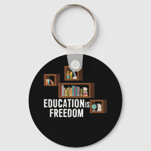 Onderwijs is de zwarte geschiedenis van vrijheid m sleutelhanger