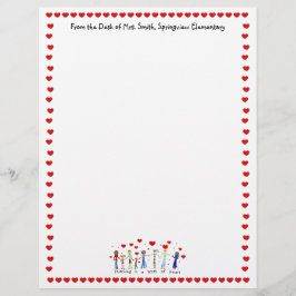 Onderwijs is een kunstwerk letterhead