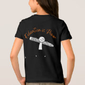 "Onderwijs is Kracht'' Tri-Blend Shirt (Achterkant)