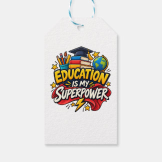 Onderwijs Is Mijn Superkracht Cadeaubijsluiter Cadeaulabel