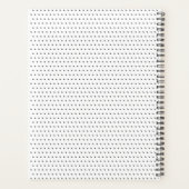 Onderwijs is mijn Superpower Blue Yellow Comic Planner (Achterkant)