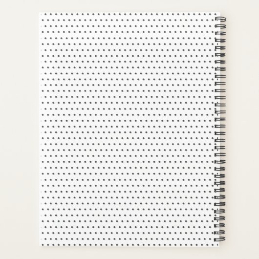 Onderwijs is mijn Superpower Blue Yellow Comic Planner (Achterkant)