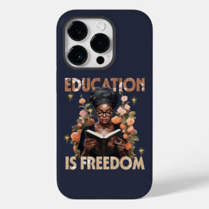 Onderwijs is vrijheid leraar boeken zwarte geschie Case-Mate iPhone 14 pro hoesje