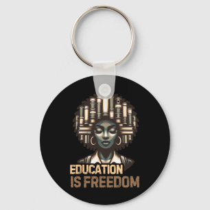 Onderwijs Is Vrijheid Zwarte Geschiedenis Maand Zw Sleutelhanger