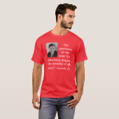 Onderwijs jezelf, dan stem! t-shirt (Voorkant volledig)
