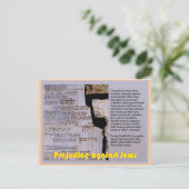 Onderwijs, jodendom, vooroordeel tegen joden briefkaart (Staand voorkant)