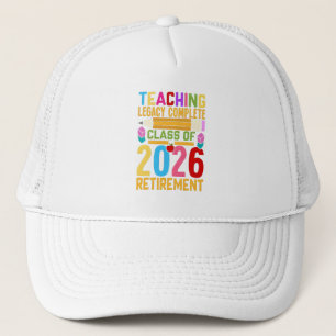 Onderwijs Legacy Compleet Klas van 2026 Pensioen  Trucker Pet