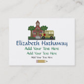 Onderwijs / Lerarenprofiel - Visitekaartje door SR (Achterkant)