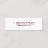 Onderwijs Logo Mini Visitekaartje (Achterkant)