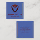 Onderwijs Logo Vierkante Visitekaartje (Voorkant / Achterkant)