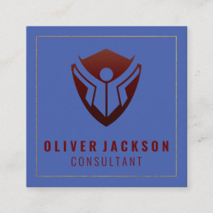 Onderwijs Logo Vierkante Visitekaartje