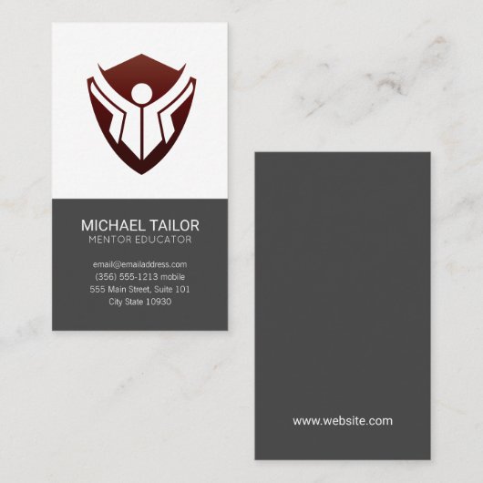 Onderwijs Logo Visitekaartje (Voorkant / Achterkant)