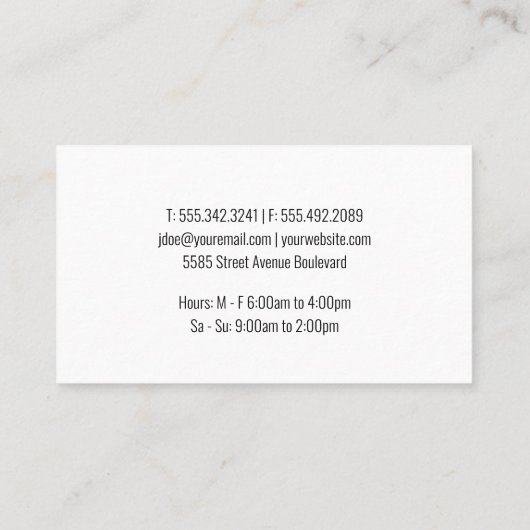 Onderwijs Logo Visitekaartje (Achterkant)