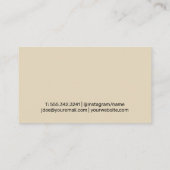 Onderwijs Logo Visitekaartje (Achterkant)