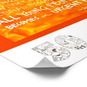 Onderwijs met de wereld in gedachten - PZ50-Poster Poster (Hoek)