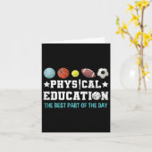 Onderwijs PE leraar sterke school P.E. onderwijzer Kaart (Gele Bloem)