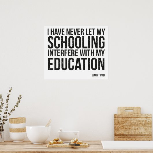 onderwijs poster (Keuken)