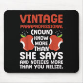 Onderwijs Pride Paraprofessional Definitie Muismat (Voorkant)