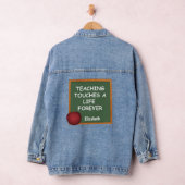 ONDERWIJS RAAKT EEN LEVEN VOOR ALTIJD DENIM JACKET (Hangar)