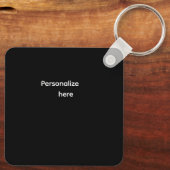 Onderwijs raakt een leven voor altijd op maat sleutelhanger (Achterkant)