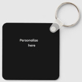 Onderwijs raakt een leven voor altijd op maat sleutelhanger (Achterkant)