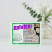 Onderwijs, Religie, Jodendom, Holocaust Memorial Briefkaart (Staand voorkant)