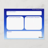 Onderwijs, religie, jodendom, oprichters briefkaart (Achterkant)