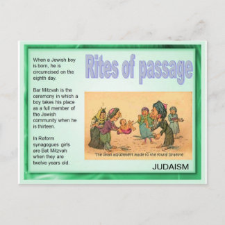 Onderwijs, religie, jodendom, reizigersvrijheid briefkaart