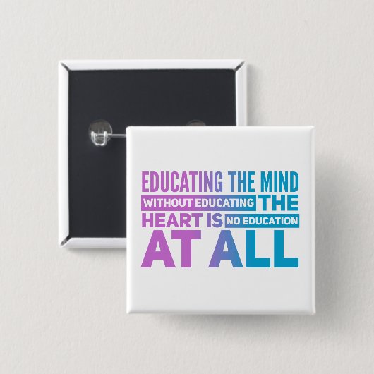 Onderwijs - Square Button (Voorkant /achterkant)