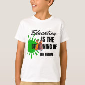 Onderwijs T-shirts 2025: Vier het leren in Sty (Voorkant)