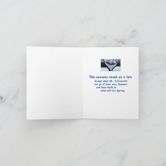 Onderwijs van de vier seizoenen van het jaar kaart (Binnen)