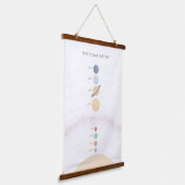Onderwijs voor zonnestelsel Classroom Decor Hangend Wandkleed (Gebogen)