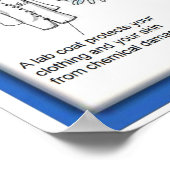 Onderwijs, Wetenschap, Laboratoriumveiligheid Poster (Hoek)