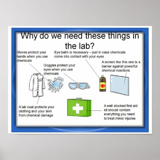 Onderwijs, Wetenschap, Laboratoriumveiligheid Poster (Voorkant)