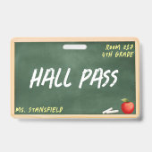 Onderwijsassistent Leerling Toilet Hal Pas Krijtbo Badge (Voorzijde)